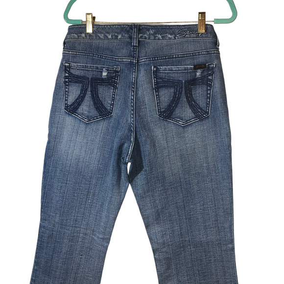 Seven7 Women Jeans distressed size 12 - Picture 3 of 9